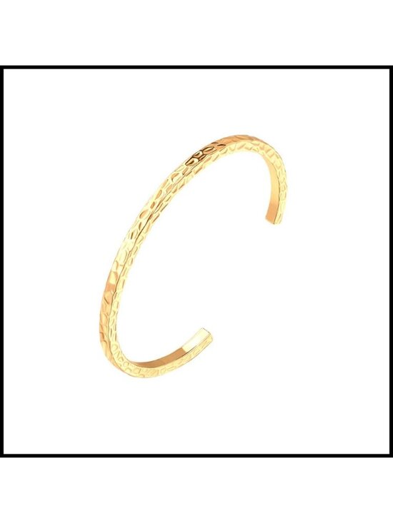 Jewelry - Dainty Gold Cuff Bracelet Minimalist Delicate Thin Bangle Hook 18K Plated